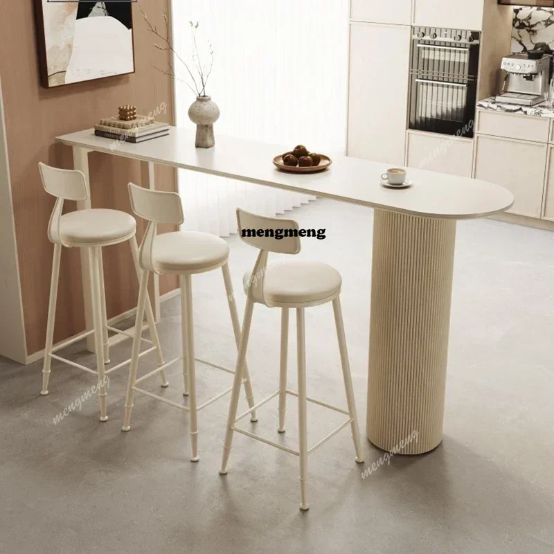 

R Промышленная стойка Барные столы Коктейльная сторона Каяк Бистро Длинные барные столы Стойка для вечеринок Высокая мебель Mesa Para