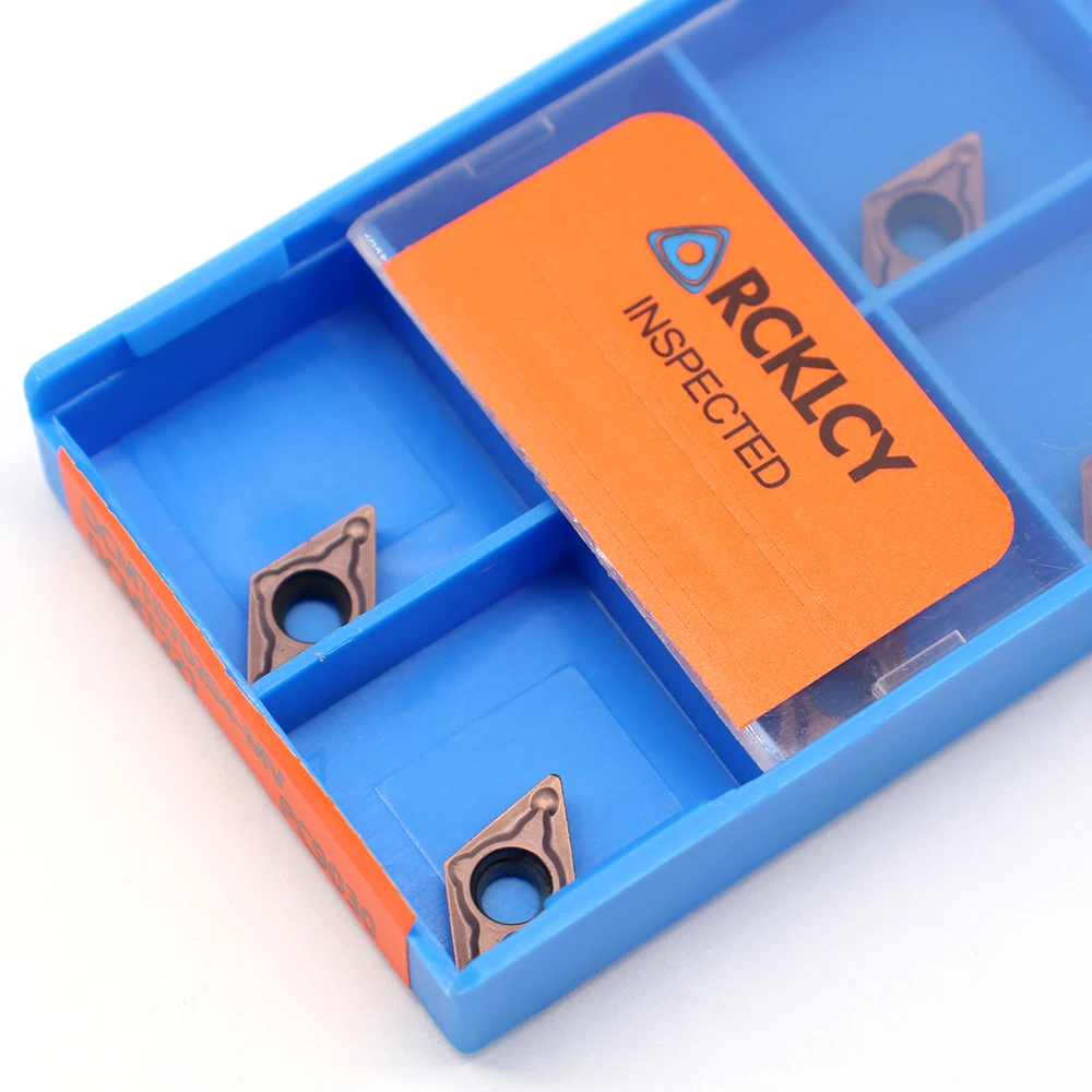 10 قطعة DCMT070204 DCMT070208 MV PC9030 عالية الجودة كربيد إدراج DCMT 070204 الداخلية تحول أدوات إدراج أداة الأخير باستخدام الحاسب الآلي