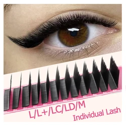 Rujade M LC L Curl Lash Extension MIX Matte Faux Mink Eyelashes Extension Individual Eyelashes LU L+ LD Makeup False Lash Cilios