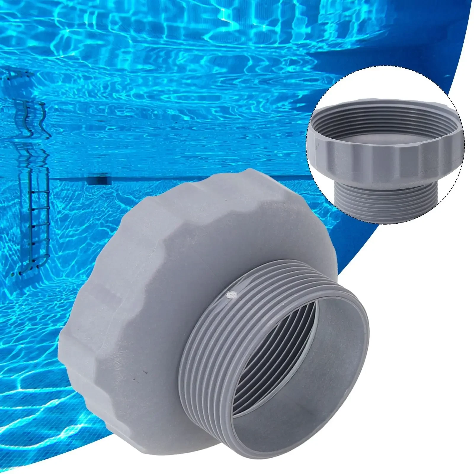 Adaptador de piscina 11239 para Skimmer de piscina Intex 28001E, adaptador de manguera de montaje en pared, accesorios de limpieza de piscina, uso