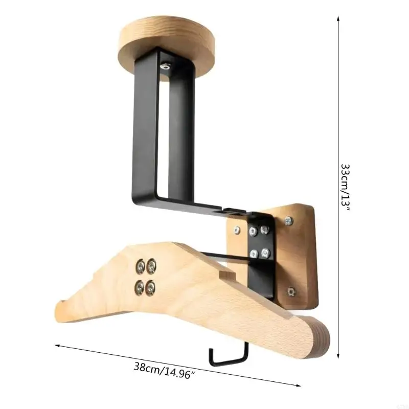 Gear Display Stand Helmet Holders for Cycling Clothes Multipurpose Wall Hanger Equipment Gear Storage with Hook