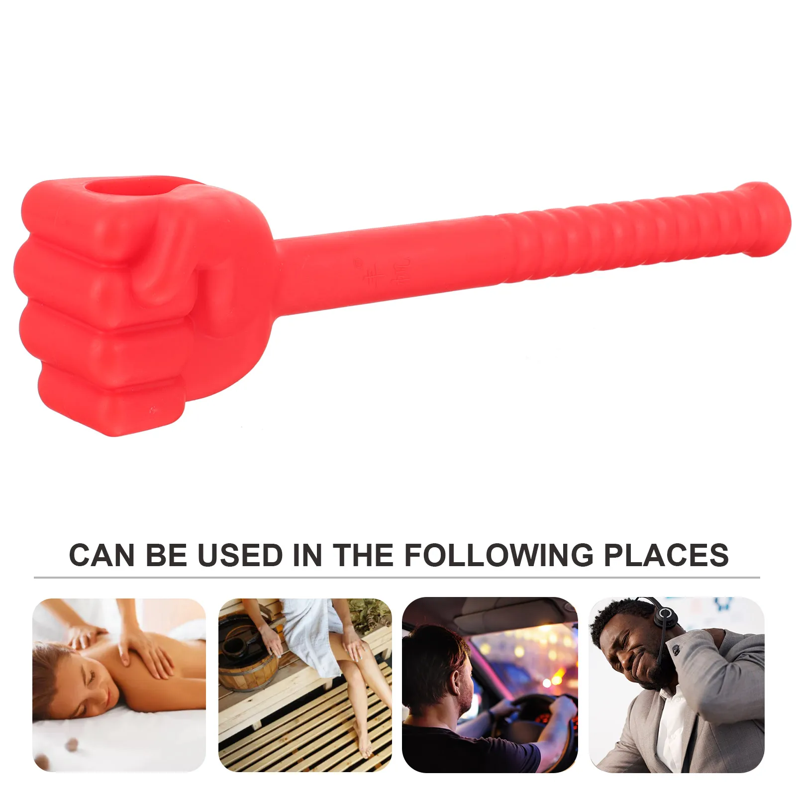 

1pcs Silicone Massage Hammer Back Neck Shoulder Manual Massager Tools Portable Household For Dancers Athletes Sports Warm Up
