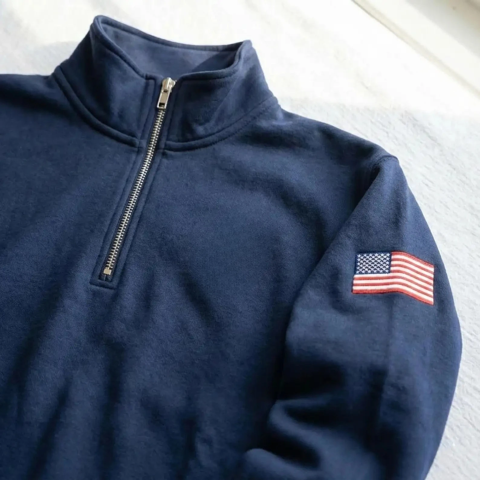 Sweat-shirt à capuche vintage  - Mens Fashion Quarter Zip avis et prix