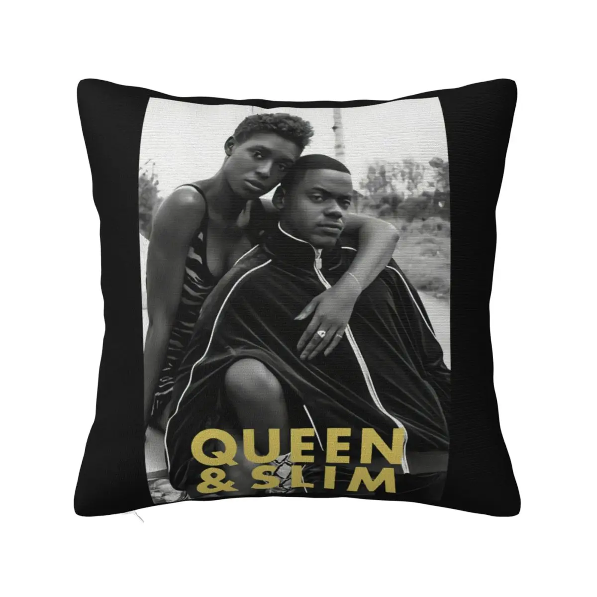 New Queen And Slim Poster Movie Cinema Unisex Black Size S M L Xl 2Xl Famous Pillow Case