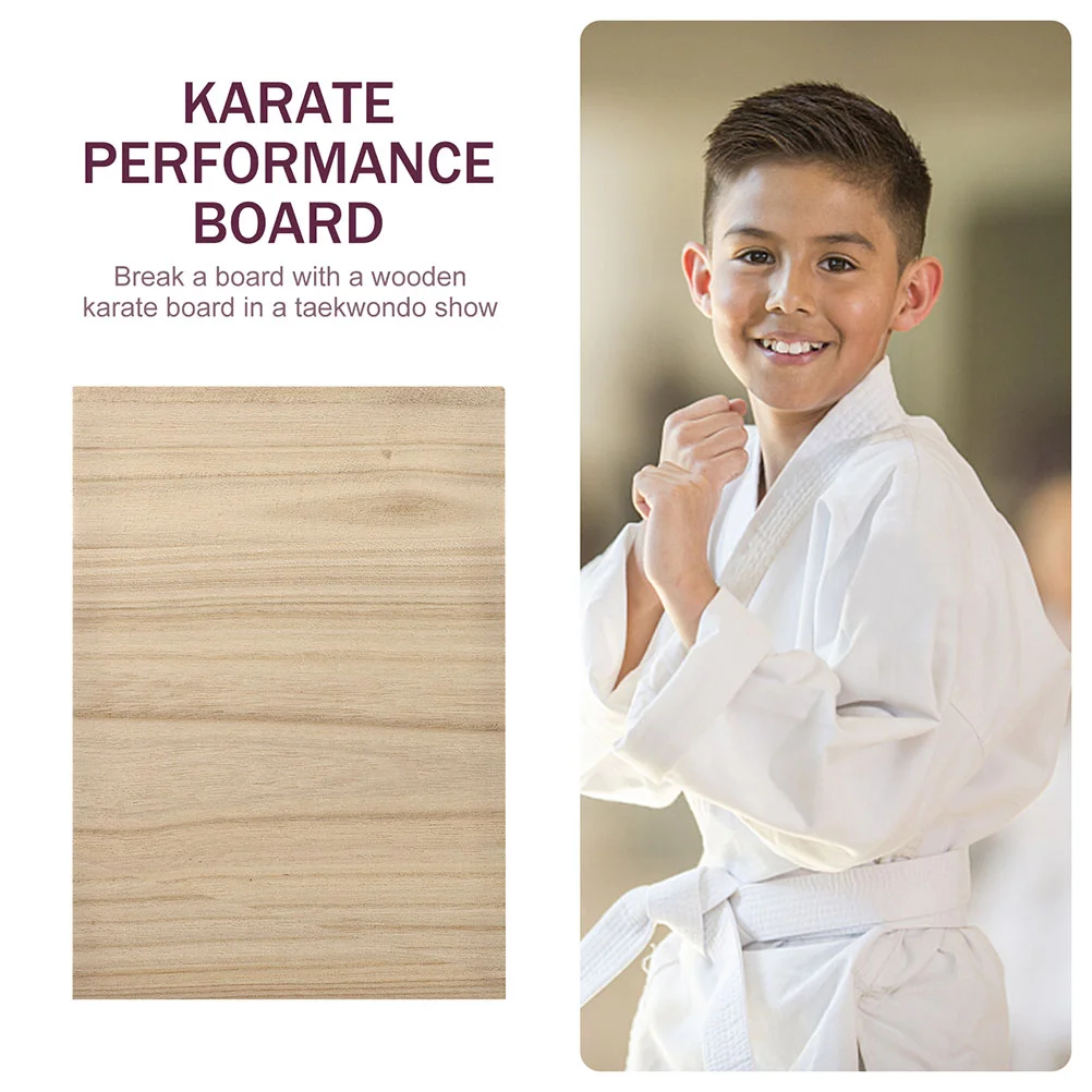 20 Pcs Taekwondo Plank Performance Board Breaking Wood Boards Wooden Practice Child