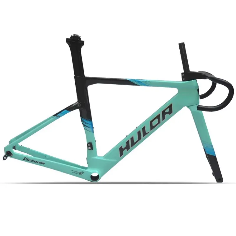 

Hulda 700C Wind-Breaking Racing Bicycle Frame Carbon Fiber Road Bike with Thru-Axle & Disc Brake 700C Wind-Breaking Racing Frame
