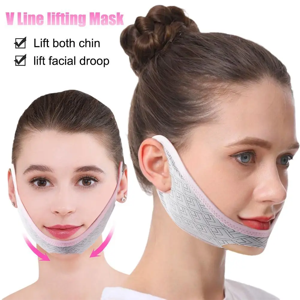 Beauty Chin Up Mask Face Sculpting Sleep Mask Face Lifting Belt Facial Slimming Strap V Line Shaping Face Masks Beauty Sculpting