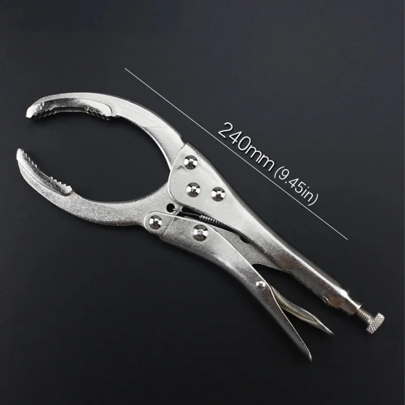 Universal Stainless Steel Oil Filter Wrench Pliers Non Slip Professional Tool Used For Efficient Disassembly Of Filters