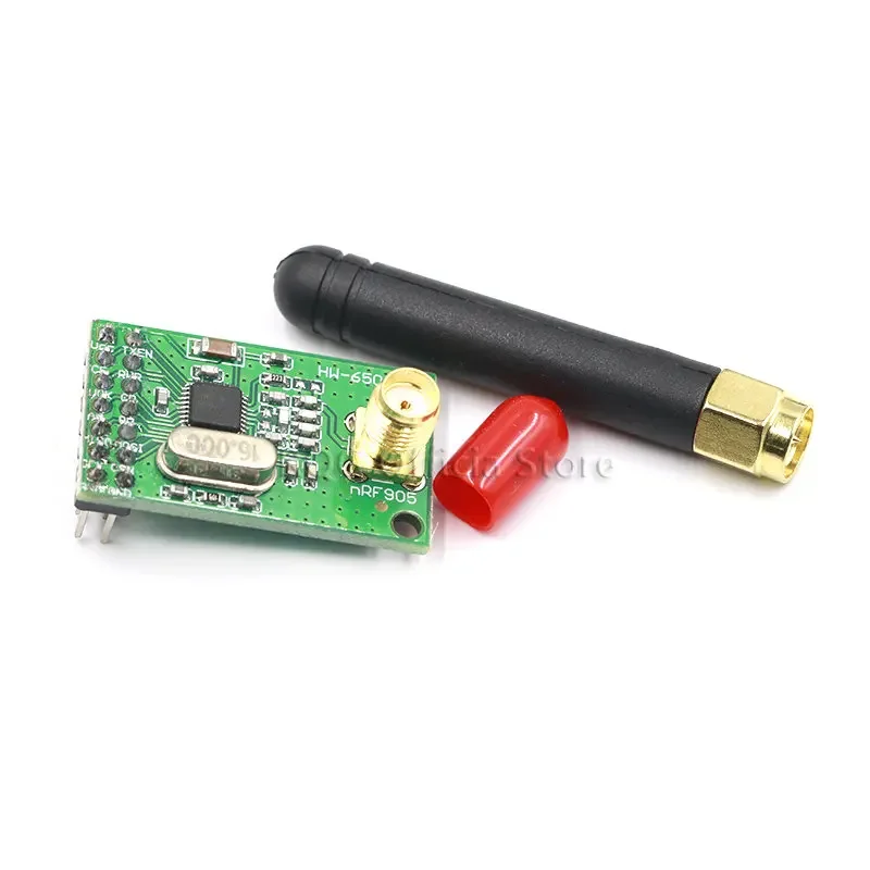 NRF905 Wireless Transceiver Module Wireless Transmitter Receiver Board NF905SE With Antenna FSK GMSK Low Power 433 868 915 MHz