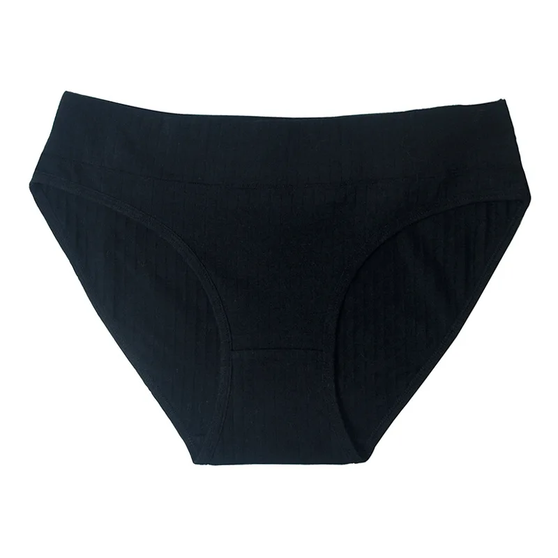 3 Teile/satz Baumwolle Höschen Frauen Niedrigen Taille Slips Einfarbig Unterwäsche Komfort Atmungsaktive Höschen Sexy Dessous M-XL Dessous – Detail 7