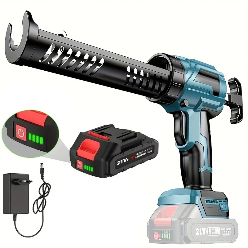 Pistolet à colle électrique, pistolet à colle pour verre, pistolet à calfeutrer, 4 vitesses, sans fil, pour portes et fenêtres, outils électriques de couture pour batterie Makita 18V