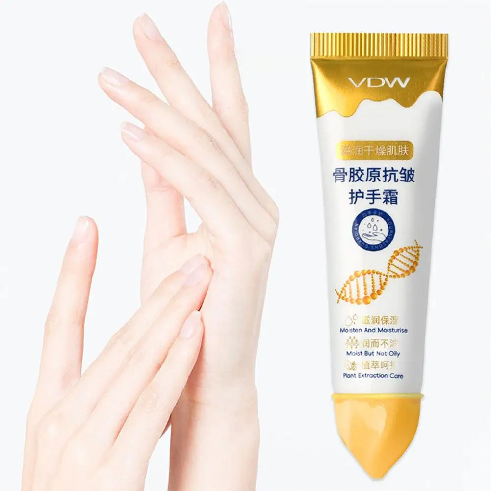 Collagen Anti-wrinkle Hand Cream Skin Soften Nourish Anti-drying Whitening Moisturizing Korean Skin Care Cracked Repair Products