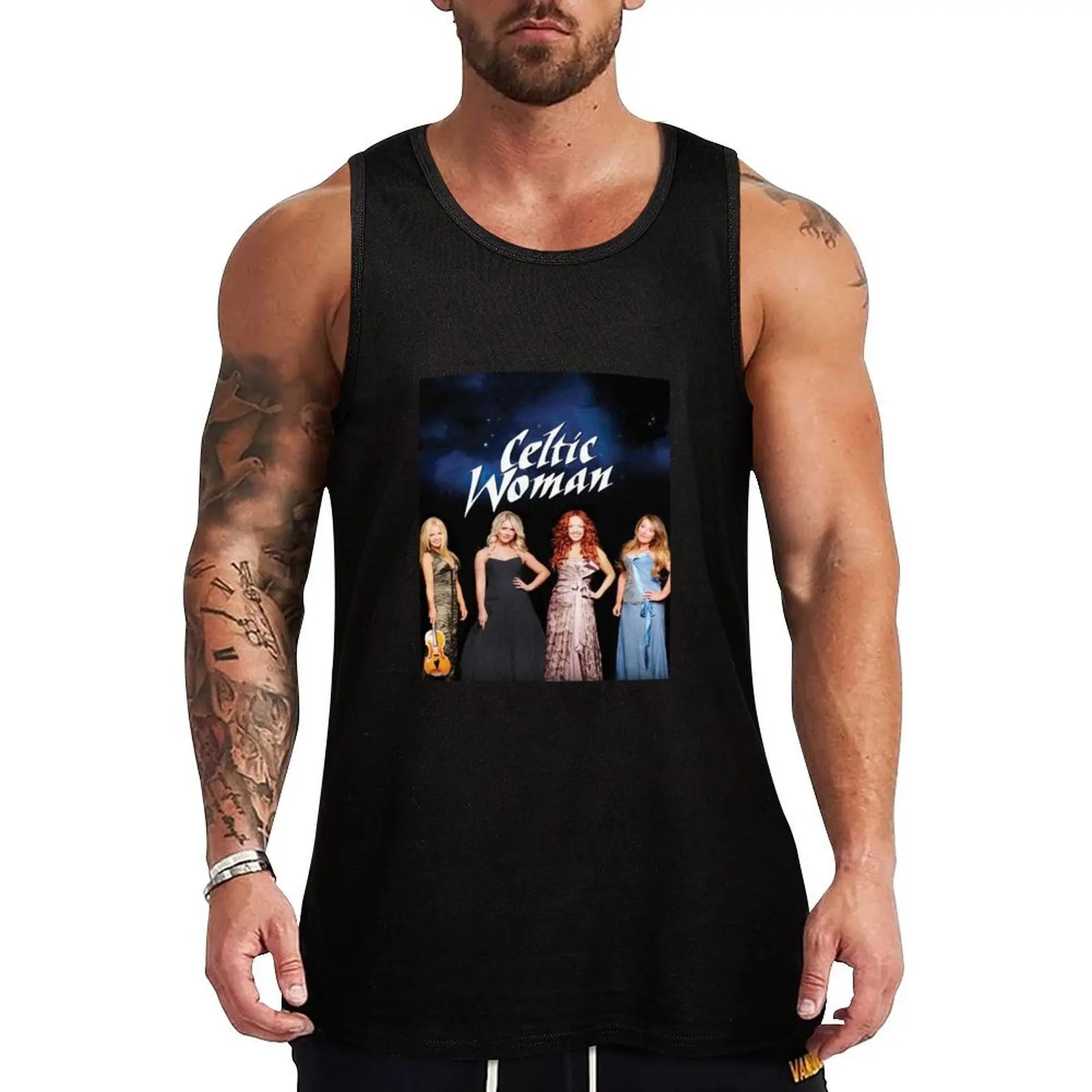Celtic Woman Tank Top Streetwear Tank Top Casual Hip Hop Sleeveless Tee