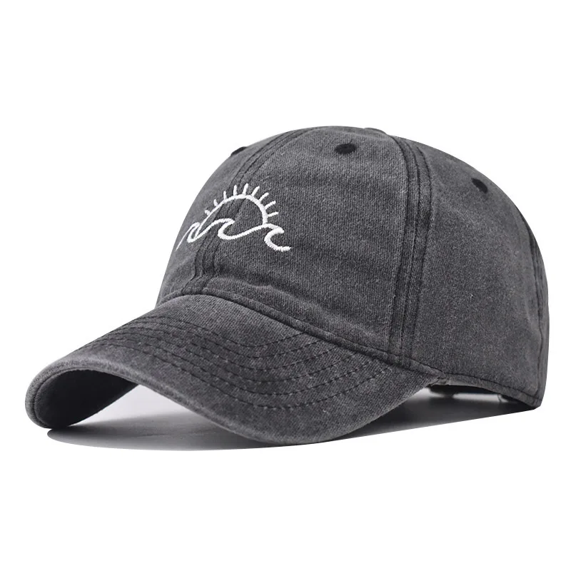 

Washed Vintage Sun Embroidered Baseball For Men And Women Cartoon Distressed Dad Hat