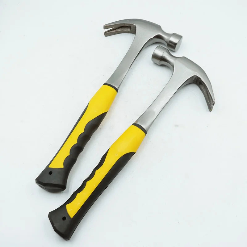 Claw Hammer High Carbon Steel Geological Hammer Integrated Forging Multifunctional Hardware ToolHeavy Duty 0.75KG