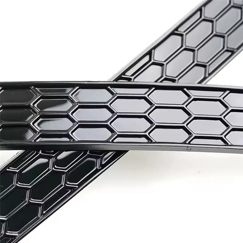 

Сотовый стиль ABS, черные автомобильные аксессуары, противотуманные фары, крышка лампы, накладки, задний бампер для VW Tiguan R-Line 2022 2023