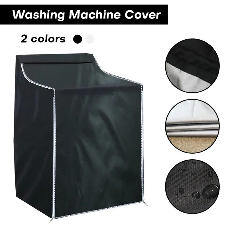 Washing Machine Cover,Waterproof UV‑Resistant Dust‑Proof Dryer Cover,Full‑Automatic Front‑Load Washing Machine Protective Sleeve