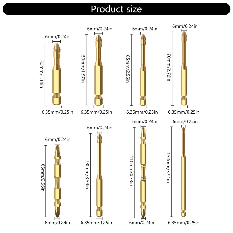 Y6GD ALLIAL ACIER MAGNÉTIQUE DROITS POUR PROJETS RÉPARATION DES VIS