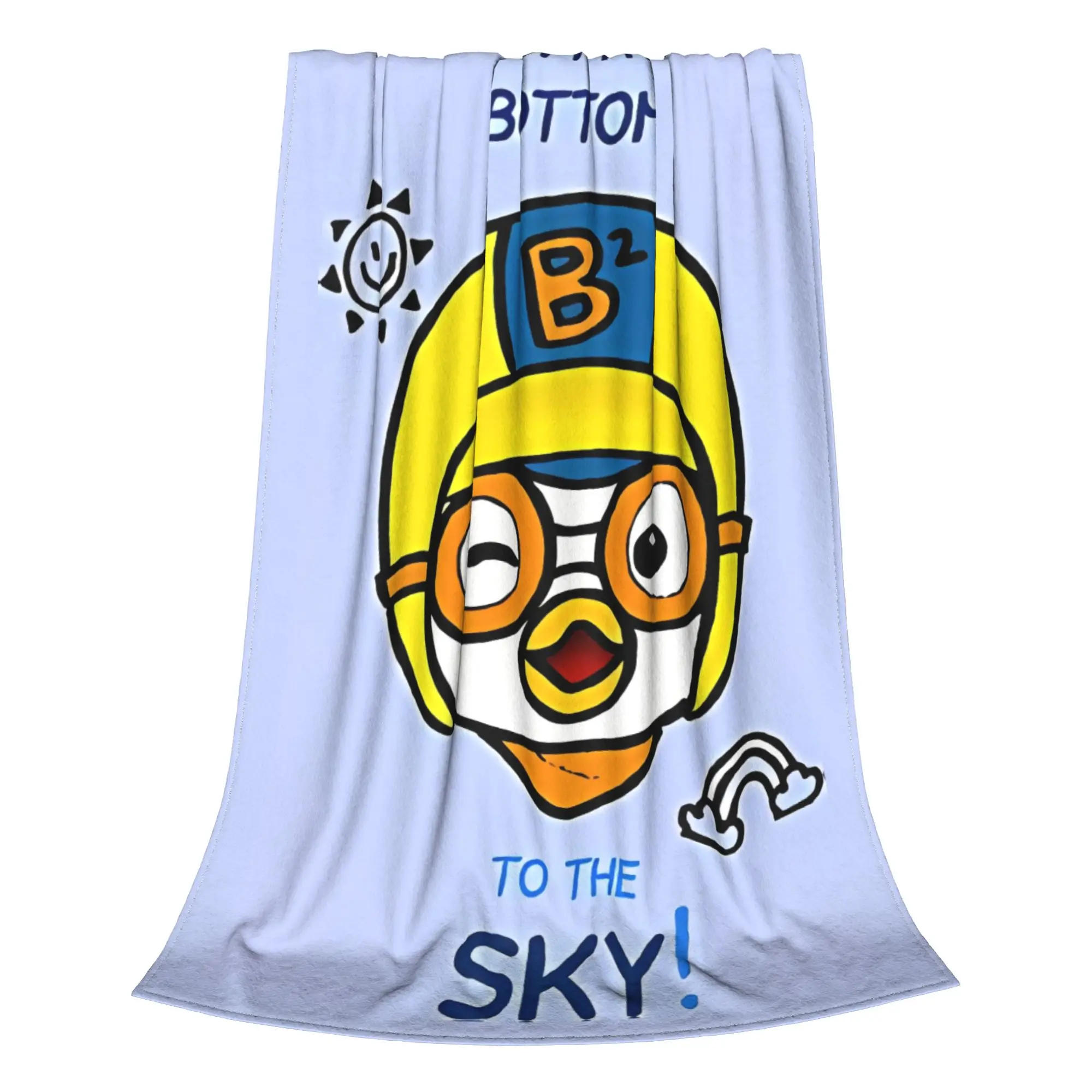 1PC Bambam P-Pororos Home Room Decorations Winter Blankets For Adults Bedding Home Interior Sofa Knee