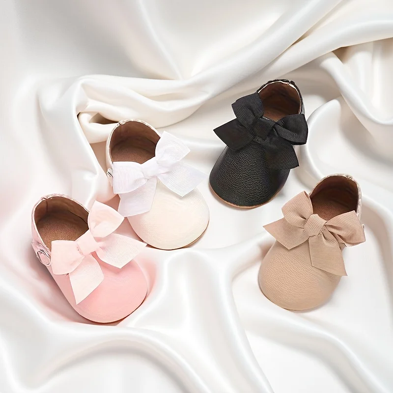 Spring and Autumn New 0-1 Year Old Baby Girl Shoes With Soft Soles Fashionable and Cute Baby Walking Shoes