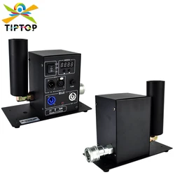 TIPTOP Stage Light Remote 200W Single Pipe Co2 Jet Machine Power DMX IN OUT Lockable Aviation Power Plug LCD Display TP-T25