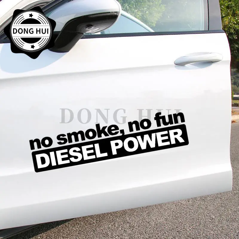 No Smoke No Fun Sticker Diesel Power Decals Motorcycle Off Road Vehicle Refrigerator Helmet Laptop PVC Decorative Waterproof