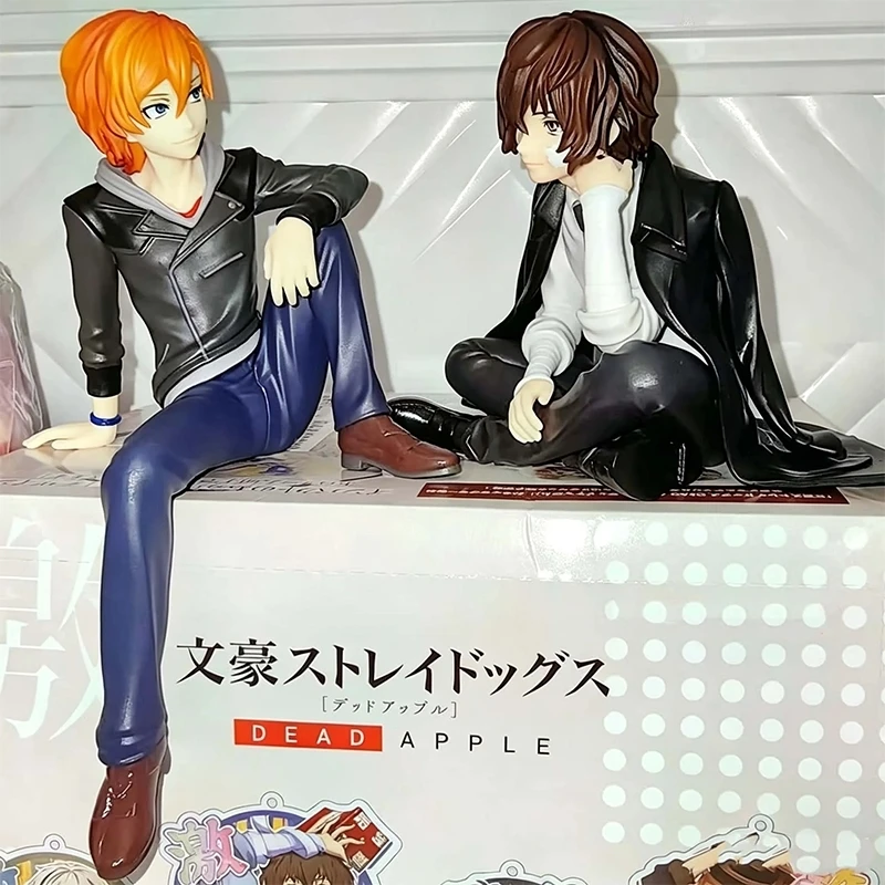Nueva Figura de Dazai Osamu de Bungo Stray Dogs, Figuras de Acción de Nakahara Chuuya, Modelo de PVC Coleccionable, Noodle Stopper, Regalos de Cumpleaños