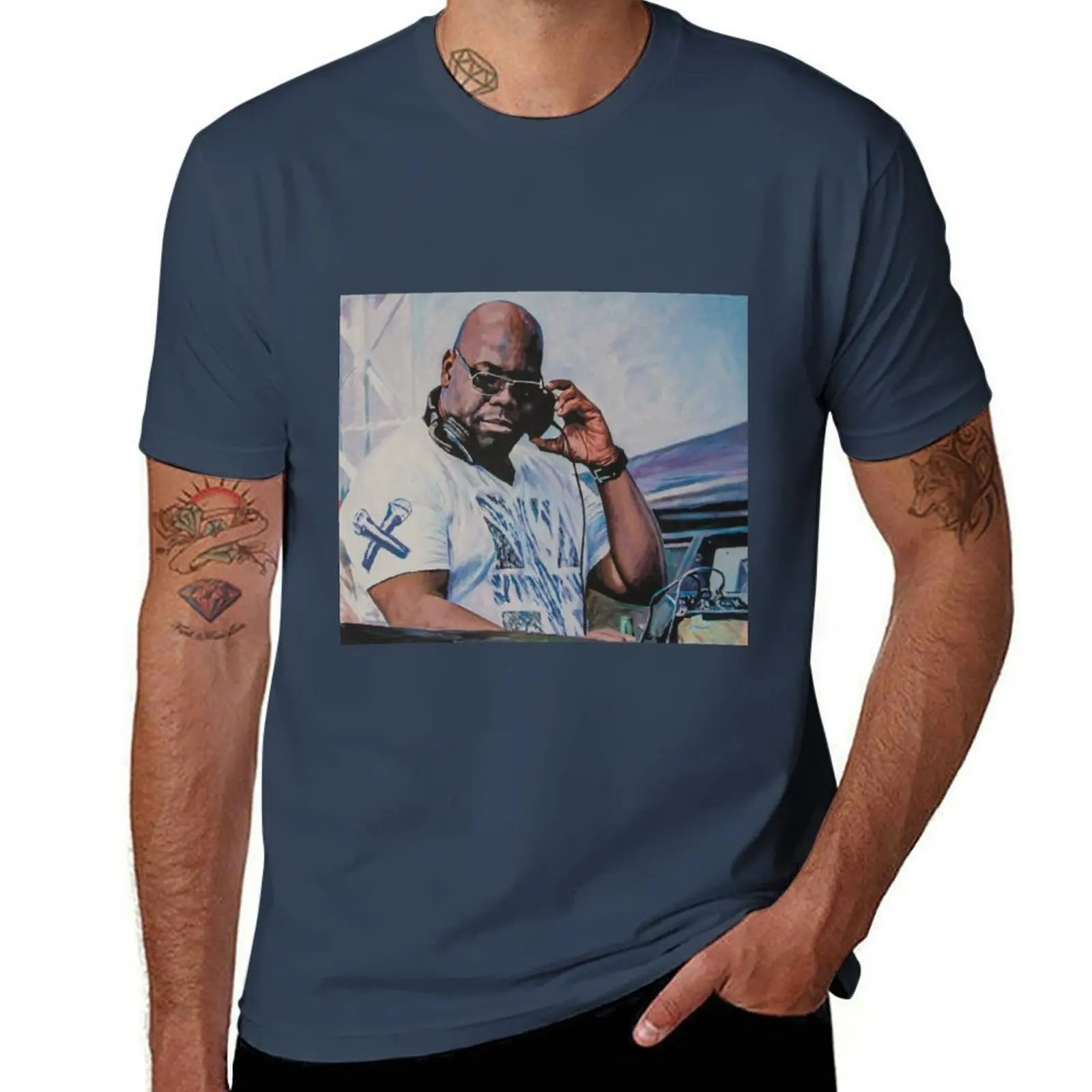 

DJ Carl Cox, Ibiza T-Shirt funny t shirts cotton t shirts for man pack white T-Shirt