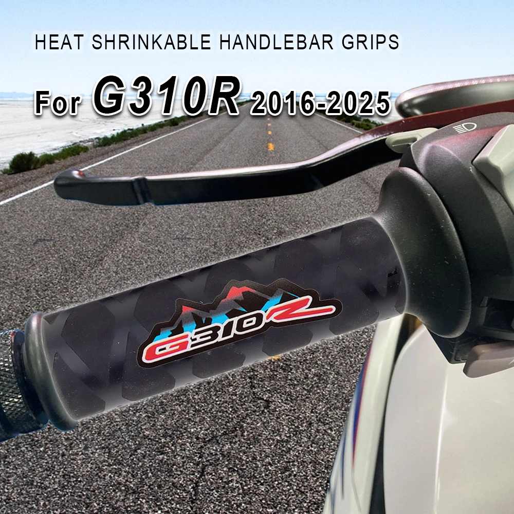 Rubber Heat Shrinkable Handlebar Grips Cover For BMW G310R G310 R 310R G 310 R 2016-2025 Motorcycle Handle Bar Grip Accessories