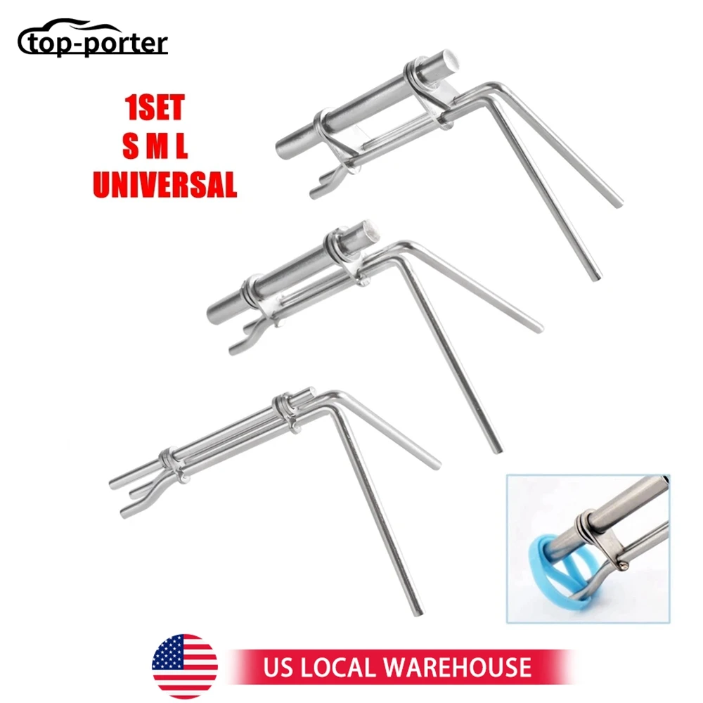 

Универсальный 3 шт. SML гидравлический цилиндр, поршневой стержень, уплотнение U-образной чашки, инструмент для установки S/M/L, инструмент для ремонта контроллера повышения, нержавеющая сталь