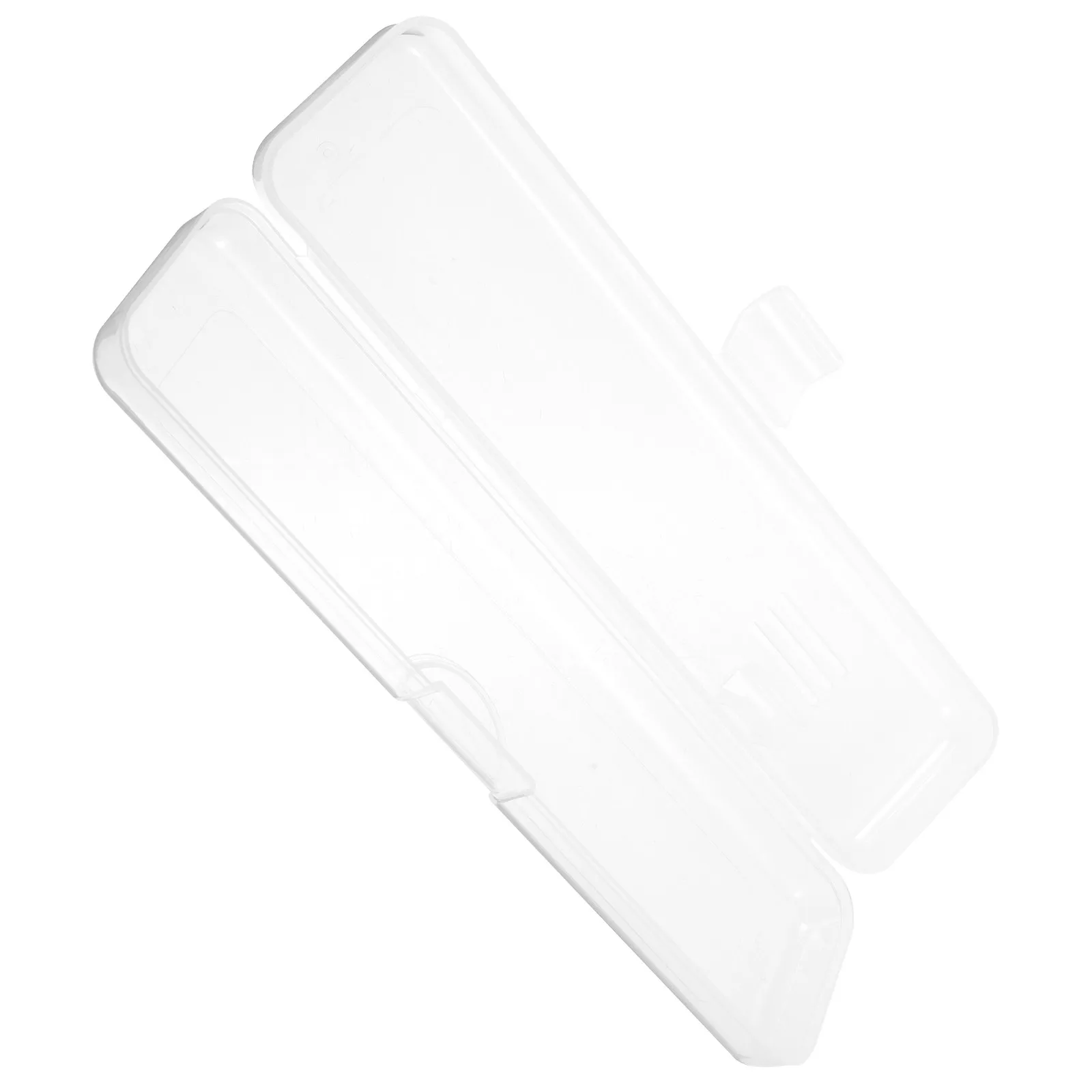 Travel Toothbrush Box Set Plastic Airtight Compact Storage Case for Toothbrushes Toothpaste Home Camping Business Trips Portable