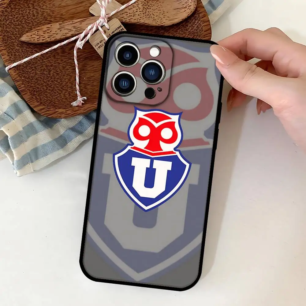 حافظة هاتف بشعار S-Chile U-University حافظة ناعمة لهاتف آيفون 17,16,15,14,13,12,11,Pro,Max,Plus,mini غطاء أسود من السيليكون #3