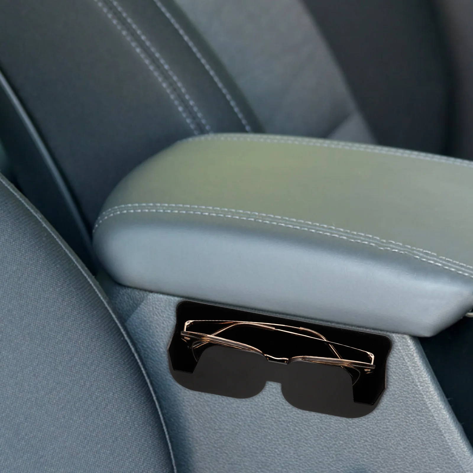 

Car Glasses Case Self-Adhesive Sunglasses Holder Durable Dashboard Storage Compact Space-Saving Universal Glasses Organizer