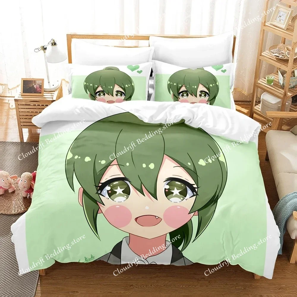 

3D Printed Anime My Senpai Is Annoying Bedding Set Duvet Cover Double Twin Full Queen King Adult Kids Bedclothes Quilt Cover026