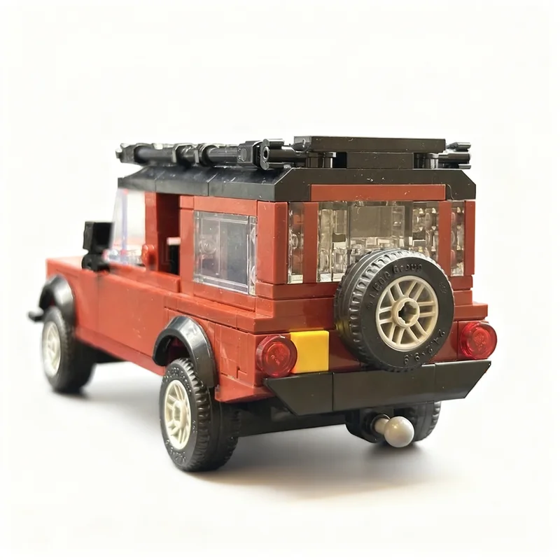 300PCS MOC City Champions Super Car Land Rover Defender 110 Model Technology DIY Assembly Building Blocks Display Birthday Gift