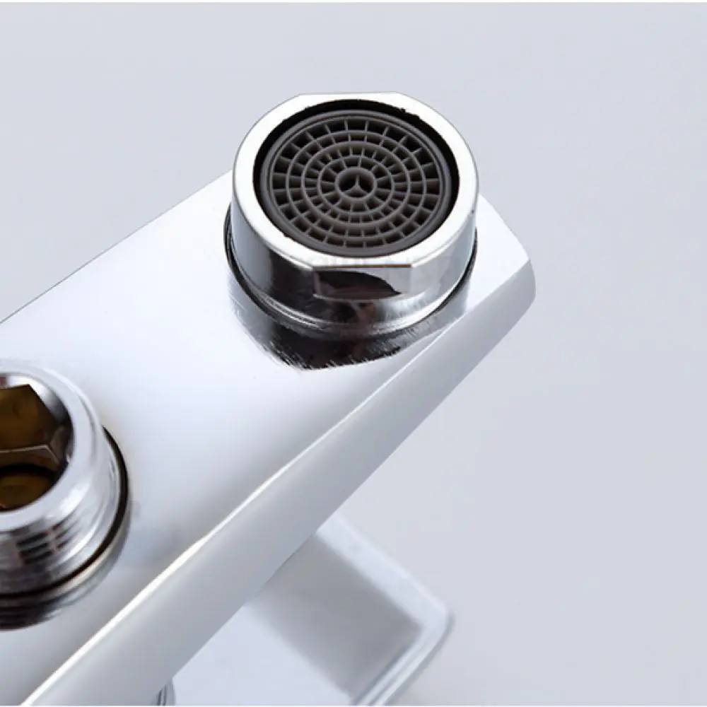 Concealed Bathtub Faucet Wall Mounted Three Way Mixer Tap Bathroom Hot Cold Water Control Valve Solid Brass Shower Head