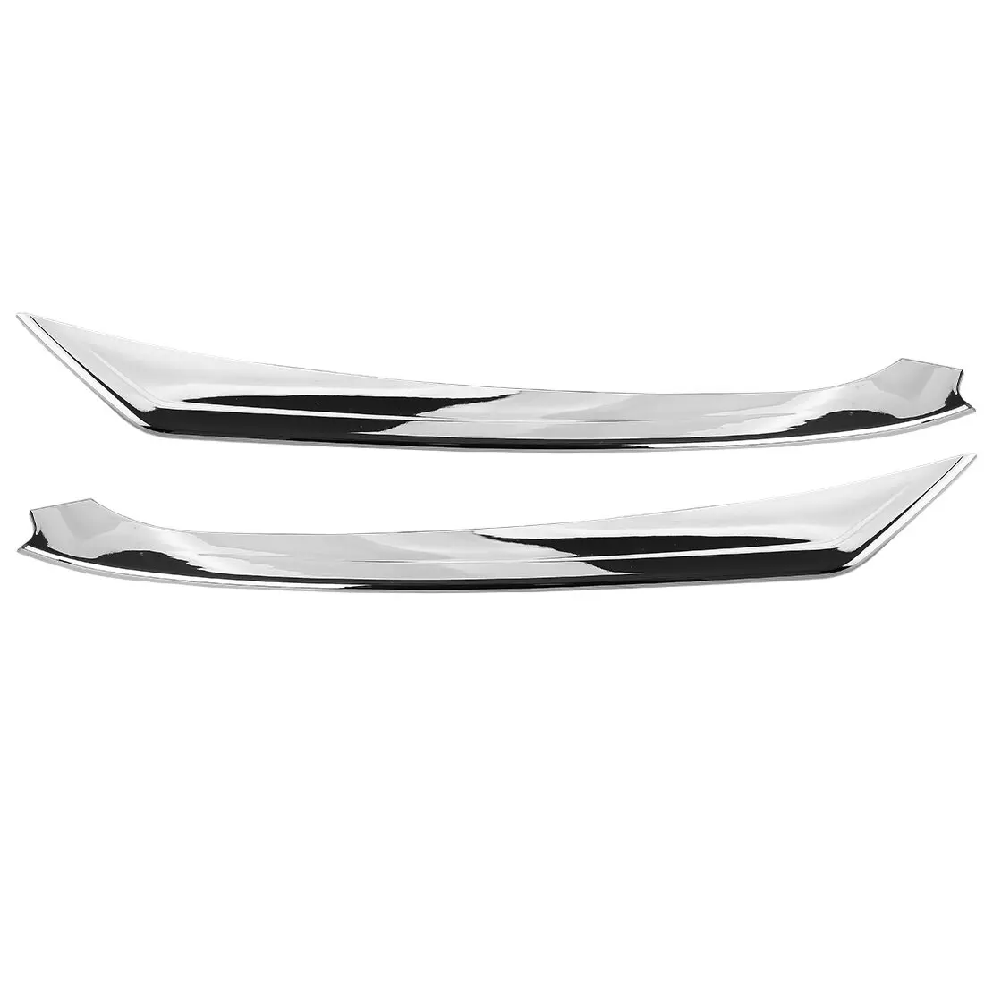 

1 Pair Front Bumper Fog Light Lamp Eyebrow Molding Trim Cover Fit For Acura TLX 2015-2017 2018 2019 2020 2021 2022 Silver ABS