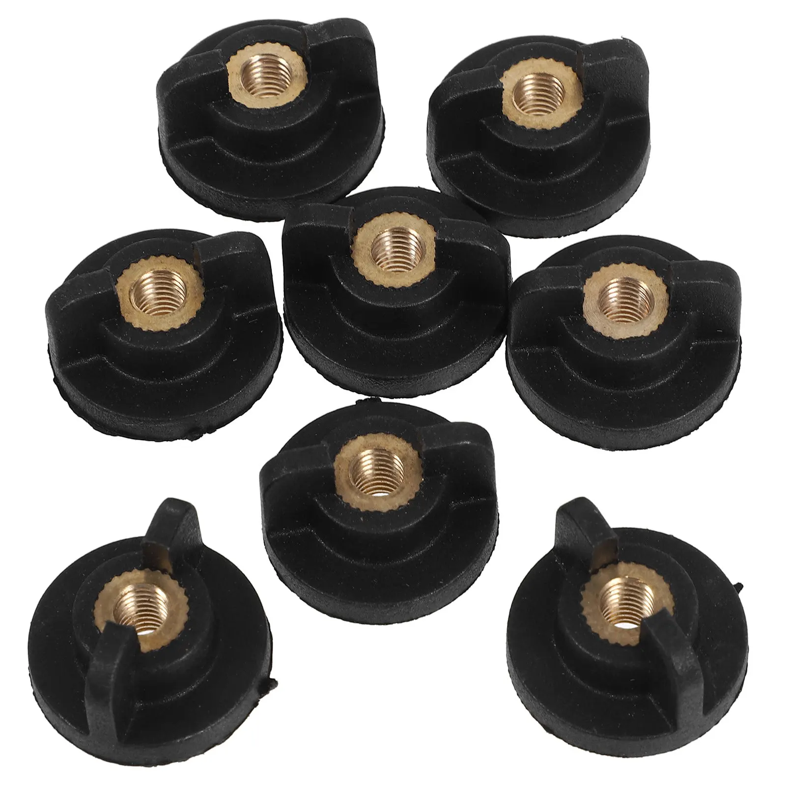 

8pcs Chainsaw Lock Nut Kit 4Mm Inner Diameter Plastic Copper Core For 52/58 Models Cylinder Cover Air Filter Fastening Chainsaw
