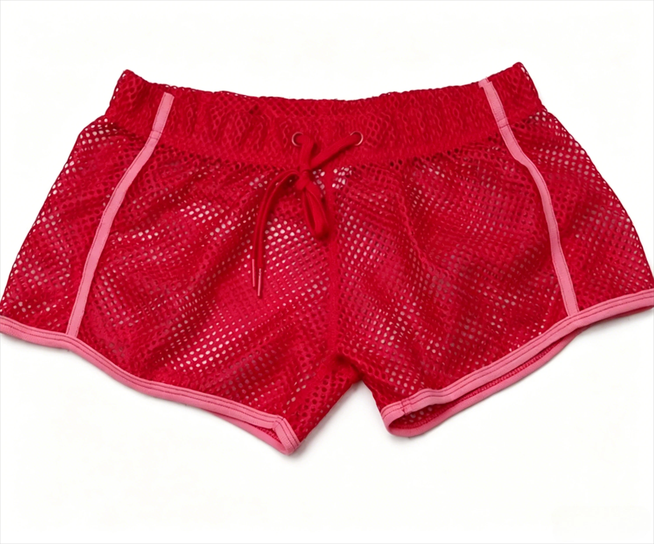 

Fishnet Transparent Shors for Men Swimwear Swimming Trunks See Through Beach Board Shorts Quick Drying Surfing Swimming Shorts