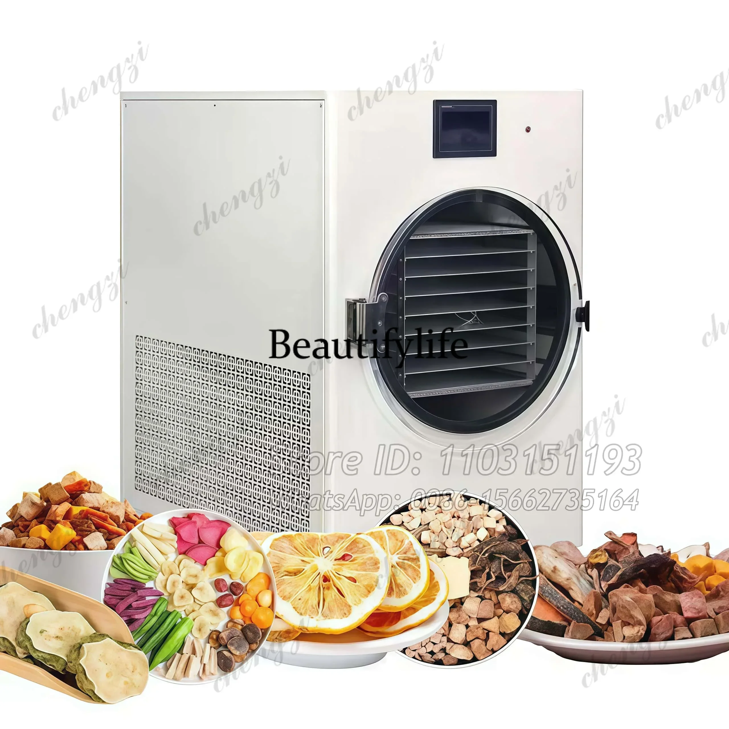 Commercial 42kg Capacity Food Freeze Dryer Machine For For Home Use For Freeze Meat Coffee Dried Fruit Apple And Strawberry