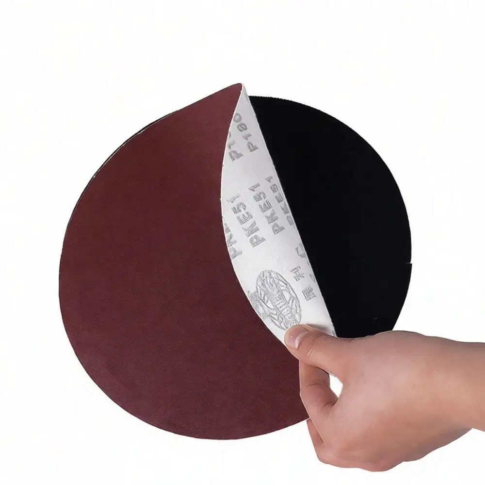 9 Inch Hand Sanding Tool Wall Polishing Support Plate Round Disc Abrasive Holder Hook Loop Base Manual Finishing Pad Sturdy