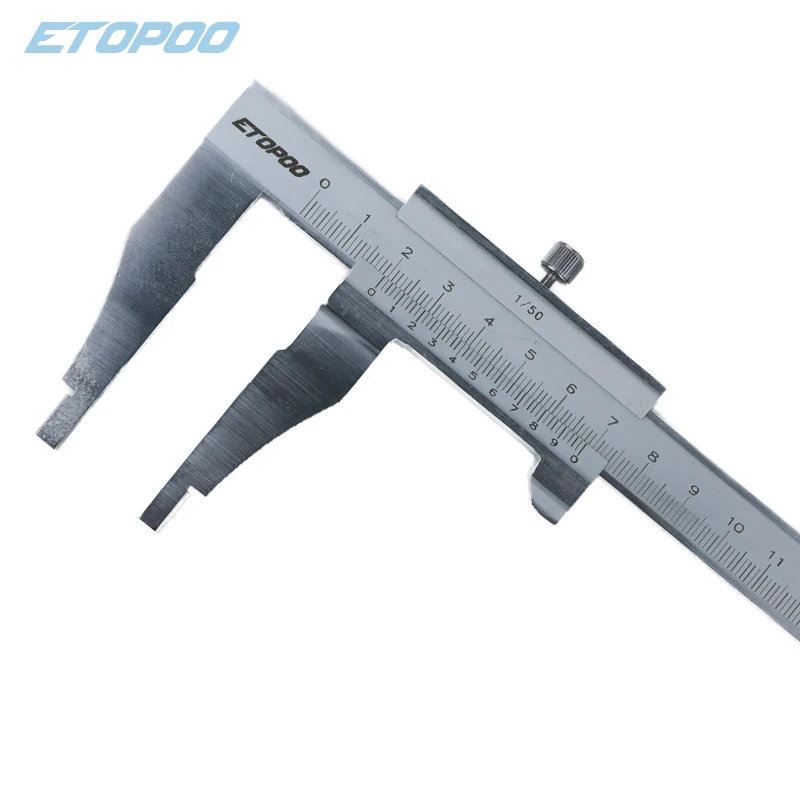 0-200mm x 60mm long jaw Heavy Duty Vernier Caliper with nib jaw High quality measuring tools