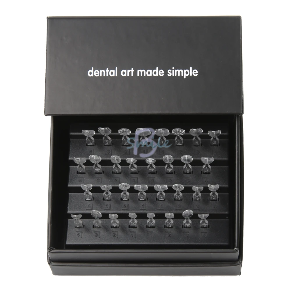 durable Dental Light Cure Veneers Mould Kit Composite Resin Mold Teeth Partner/Anterior Teeth Dentistry Lab Tooth Whitening Tool