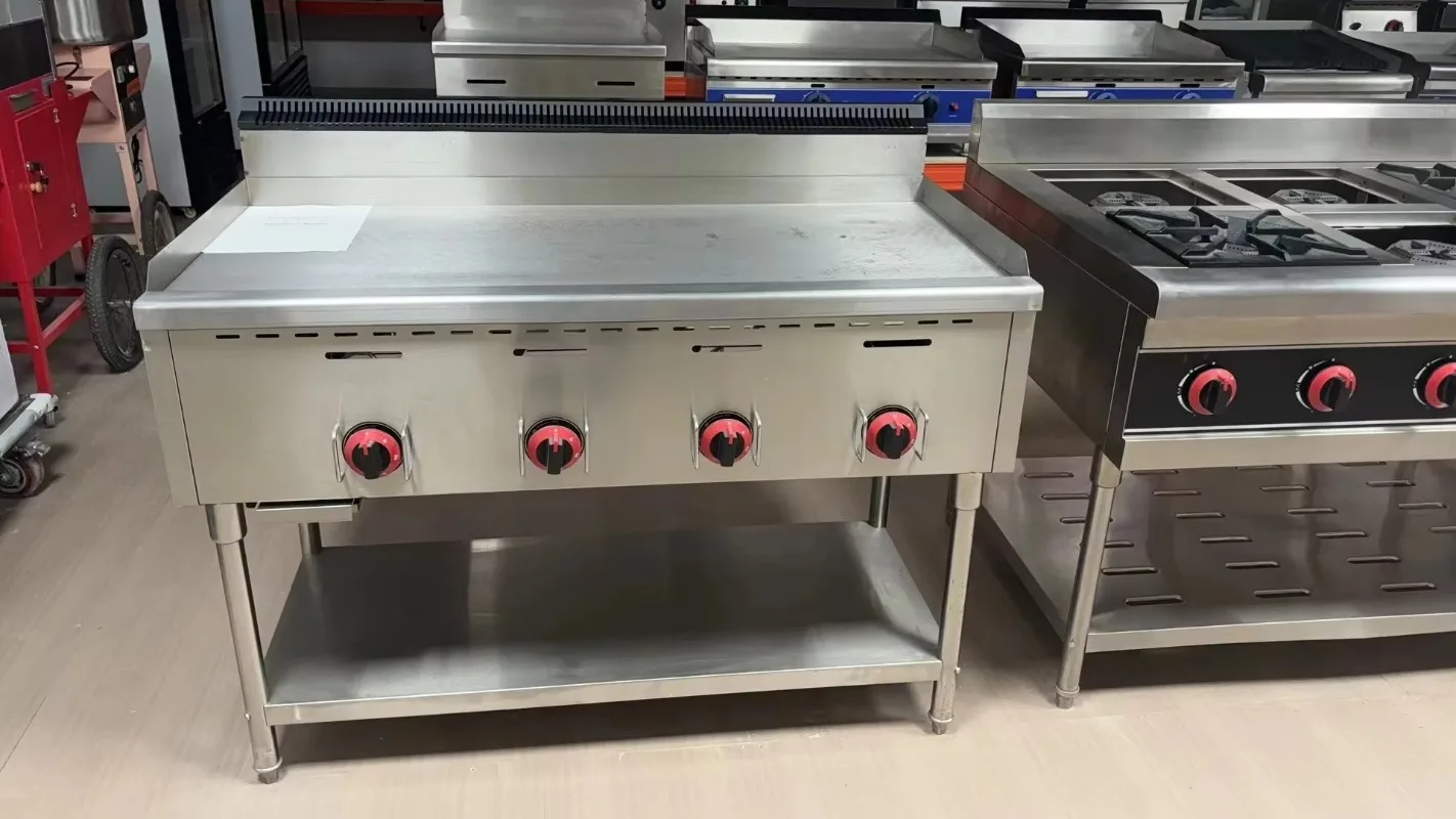 

20261200mm Commercial Restaurant Griddle With Stand Griddle for Sale Food Shop