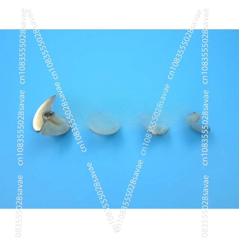 Two Blade Copper Propeller Diameter 30 32 35 38 40 48 50 52mm Remote Control Propeller Pitch 1.4