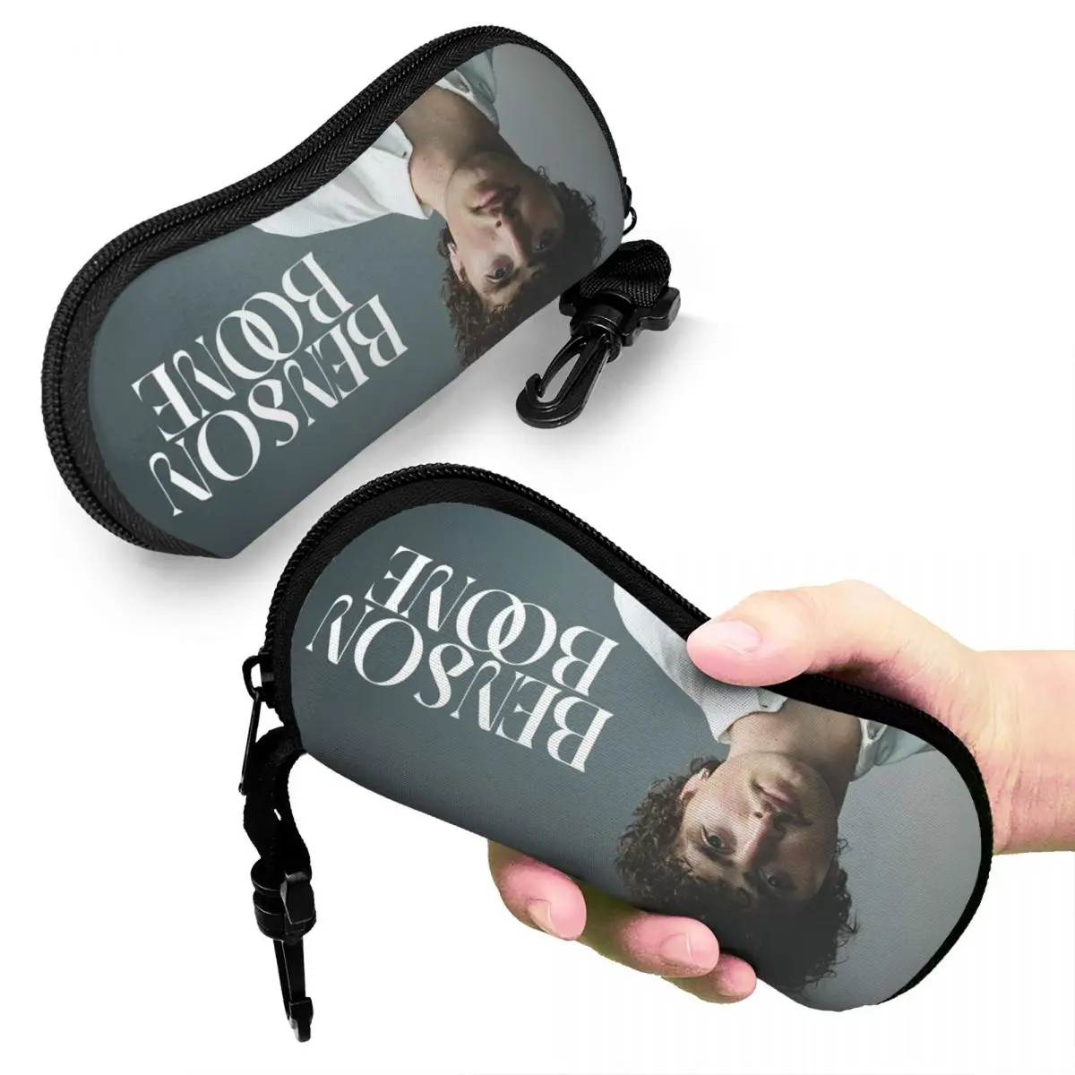 

Benson Boone Shell Glasses Case Portable Sunglasses Box Women Men Soft Eyeglasses Bag Pouch