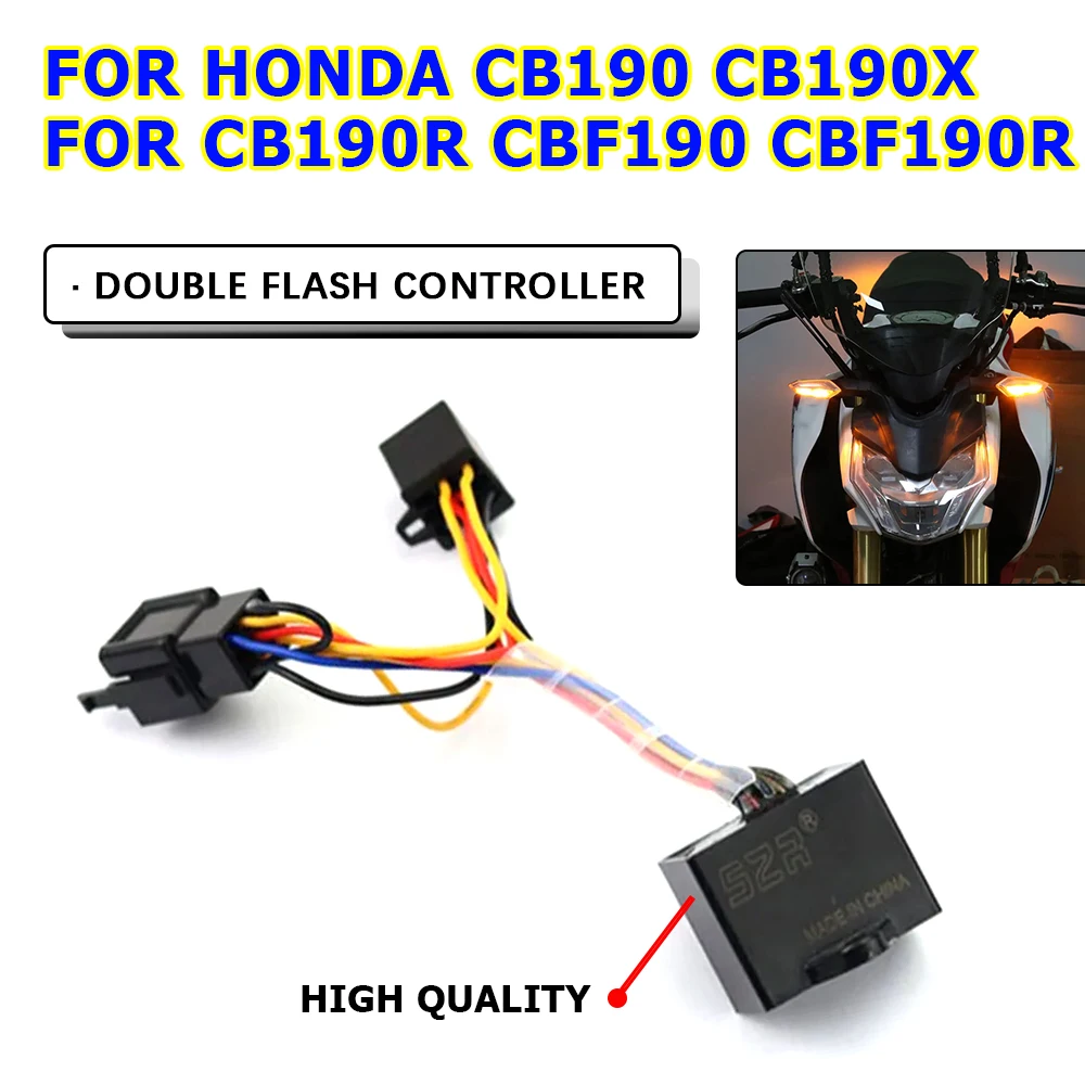 Motorcycle Turn Signal Flasher Light Switch Double Flash Hazard Warning FOR HONDA CB190 CB190X CB190R CBF190R CB 190 R CBF 190