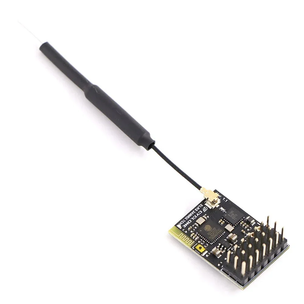 Receptor ELRS 2,4G PWM 7CH CRSF compatible con protocolo ELRS 3,2 PWM/CRSF antena de tubo de cobre para Dron RC FPV