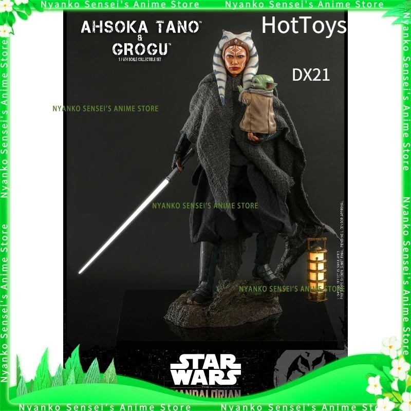 

In Stock Hot Toys DX21 Star Wars The Mandalorian Ahsoka Tano&Grogu The Child Collectible Action Figure Anime Model Toy Doll Gift