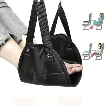 Hamac confortable pour voyage, repose-pieds d'avion, en coton à mémoire de forme, pour jambes, camping, bureau